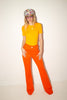 Courreges <br> 70's Hyperbole numbered deadstock logo wide leg pants