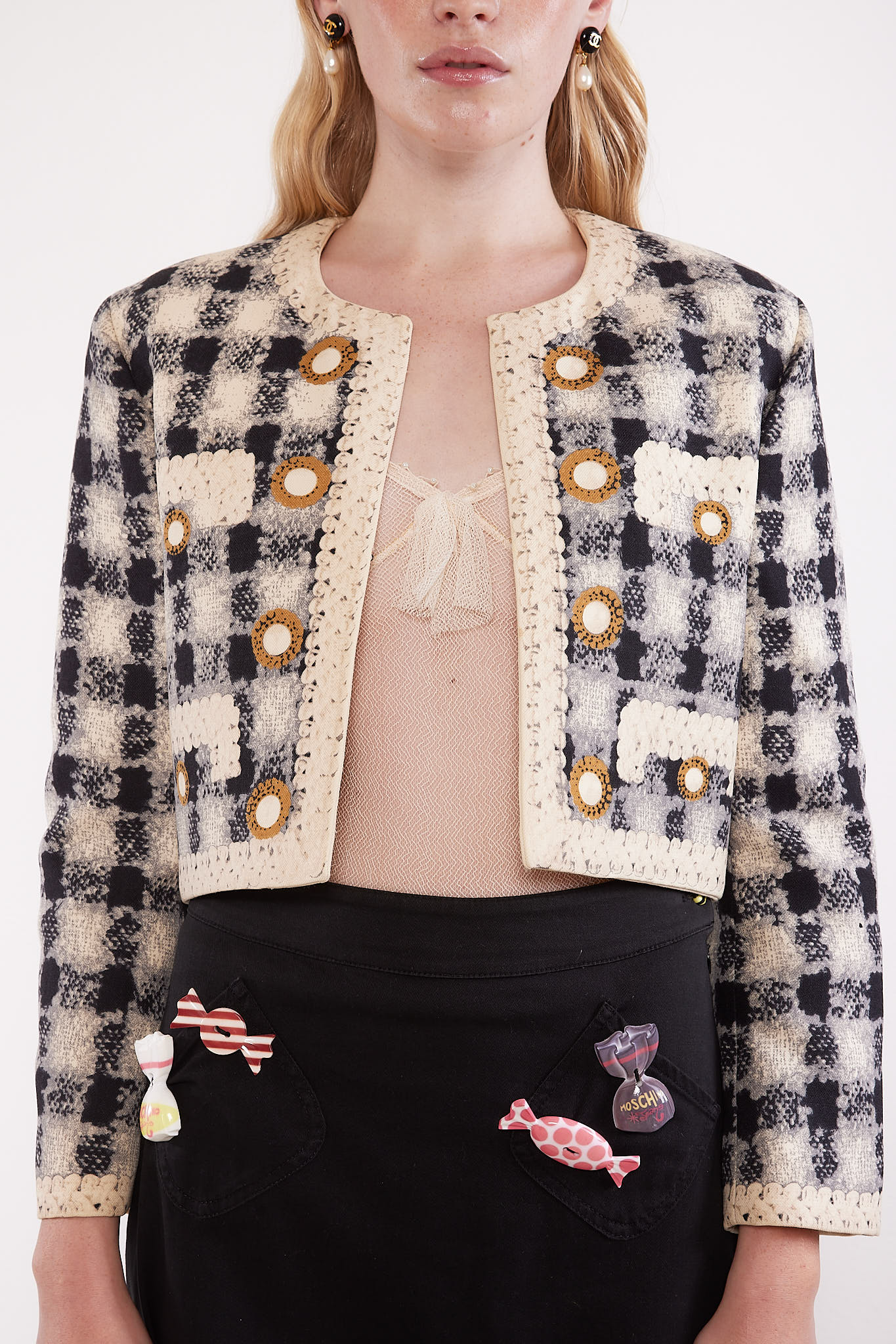 Moschino <br> 90's Couture trompe l'oeil jacket