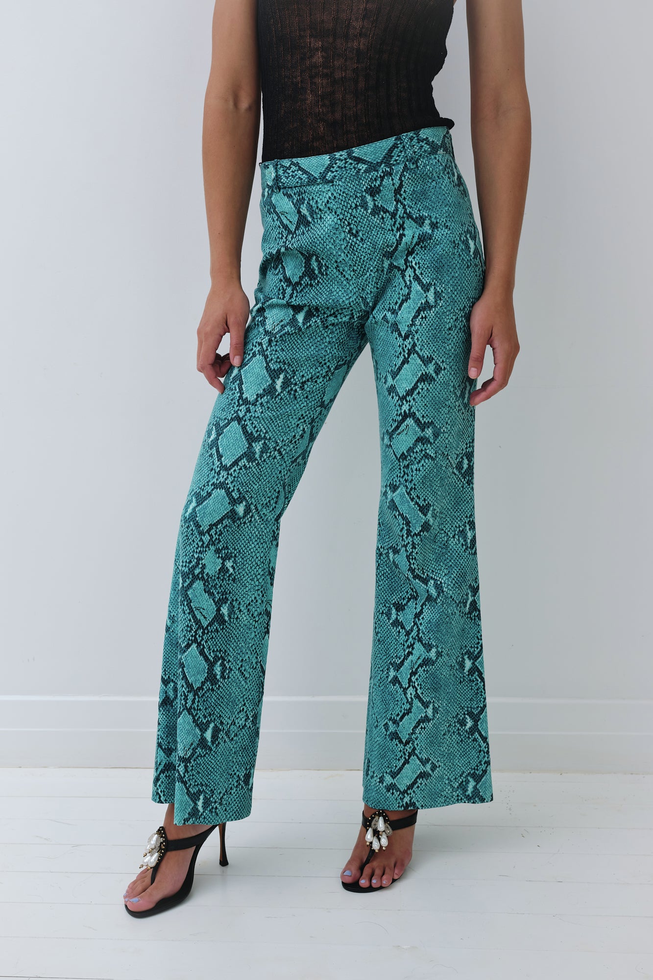 Gucci <br> S/S 2000 Tom Ford python print pants