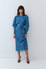 Hanae Mori <br> 80's butterfly print chiffon gown