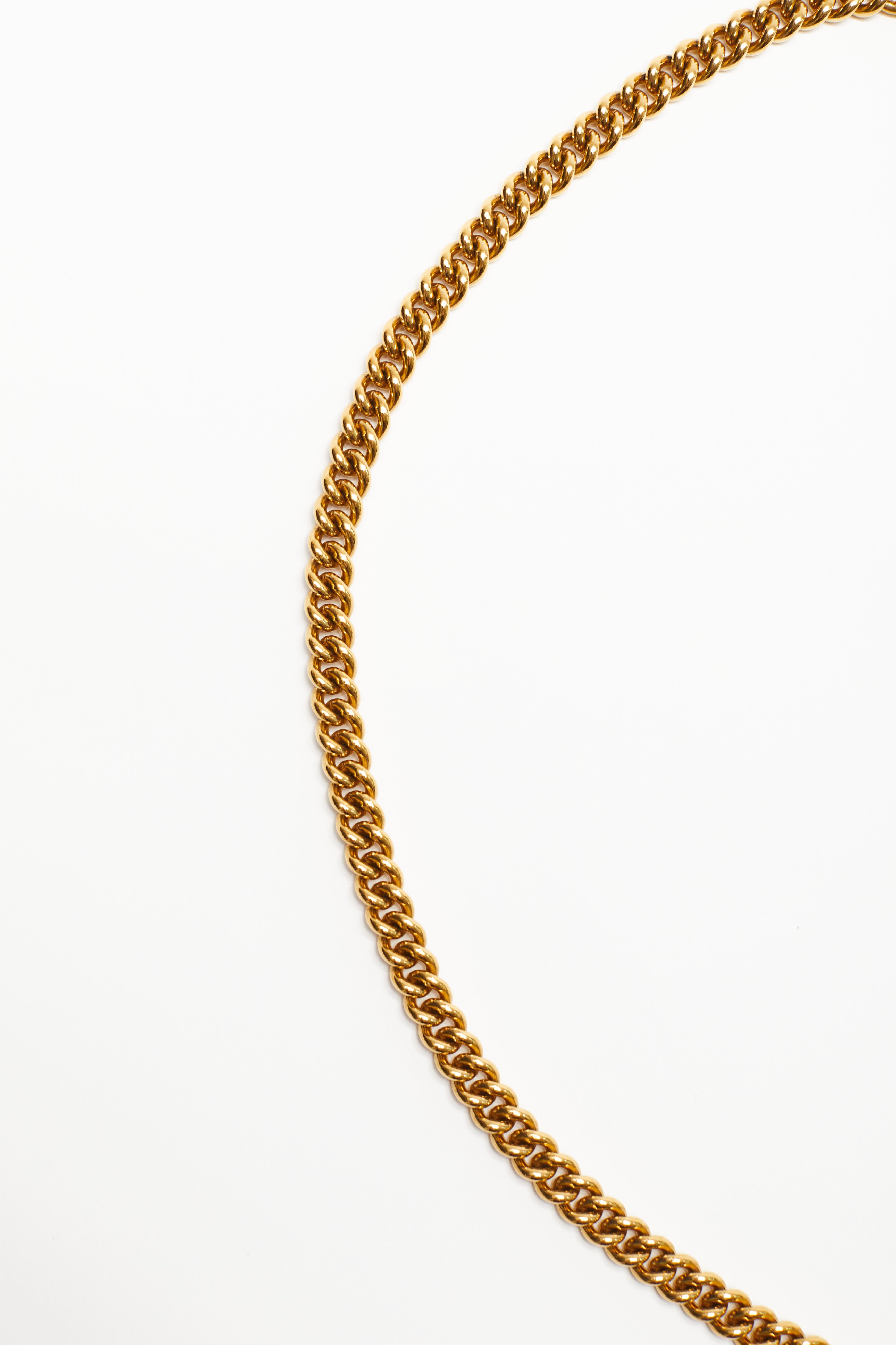 Givenchy <br> 80's crystal studded gold logo pendant necklace