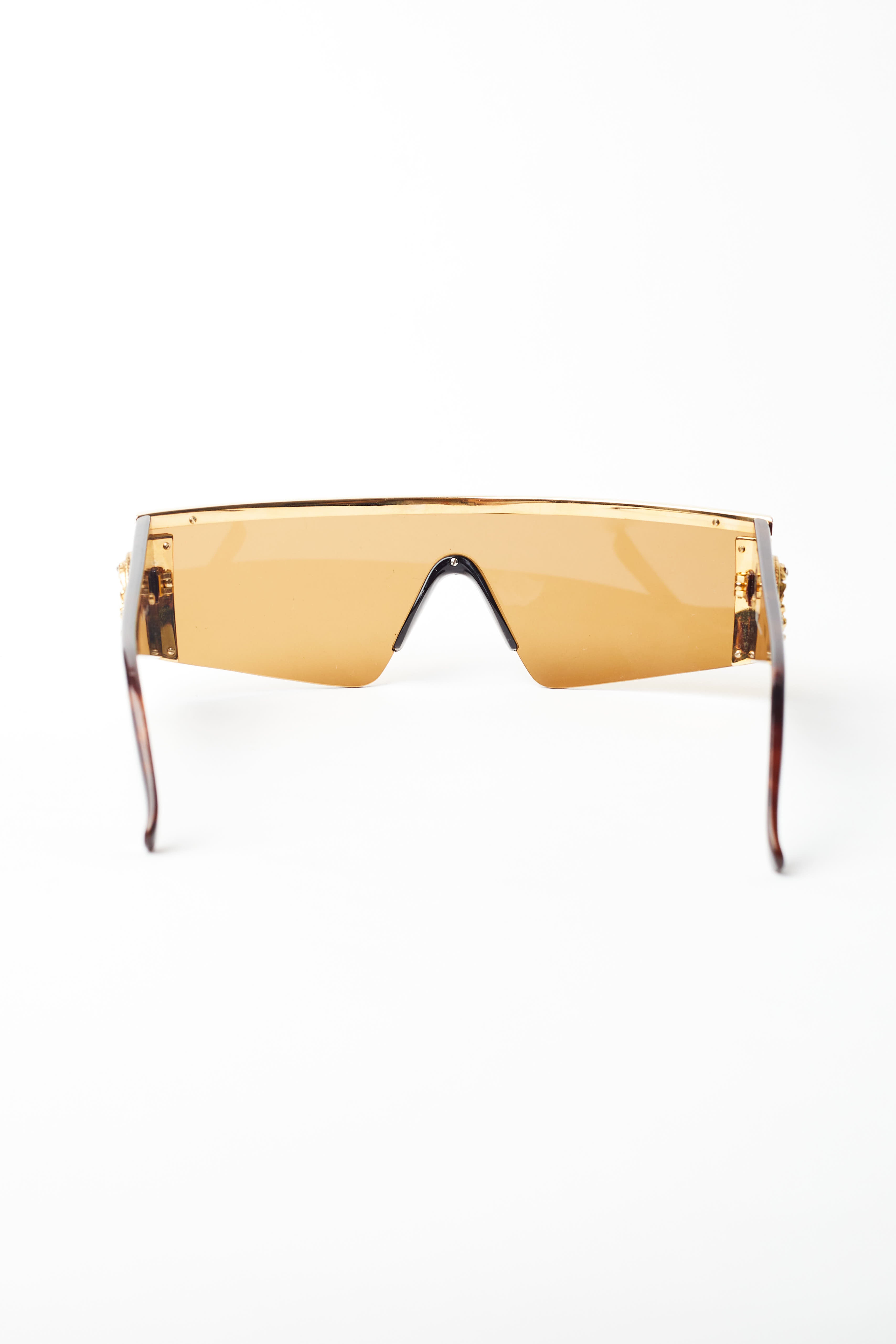 Gianni Versace <br> Deadstock 80's visor sunglasses with crystals
