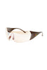 Christian Dior <br> John Galliano F/W 2004 Rasta wrap around sunglasses