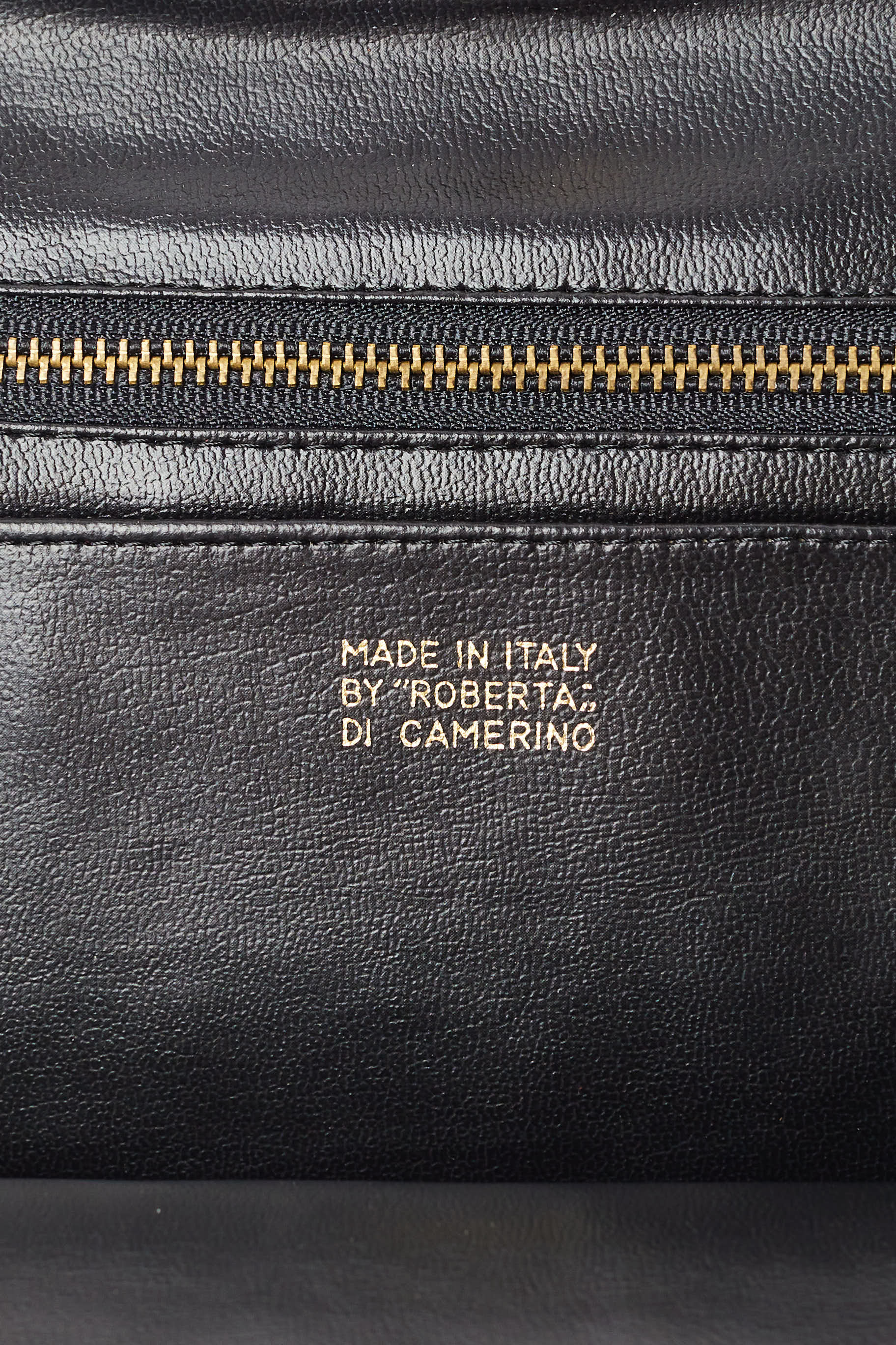 Roberta Di Camerino <br> 60's velvet trompe l'oeil belt print bag