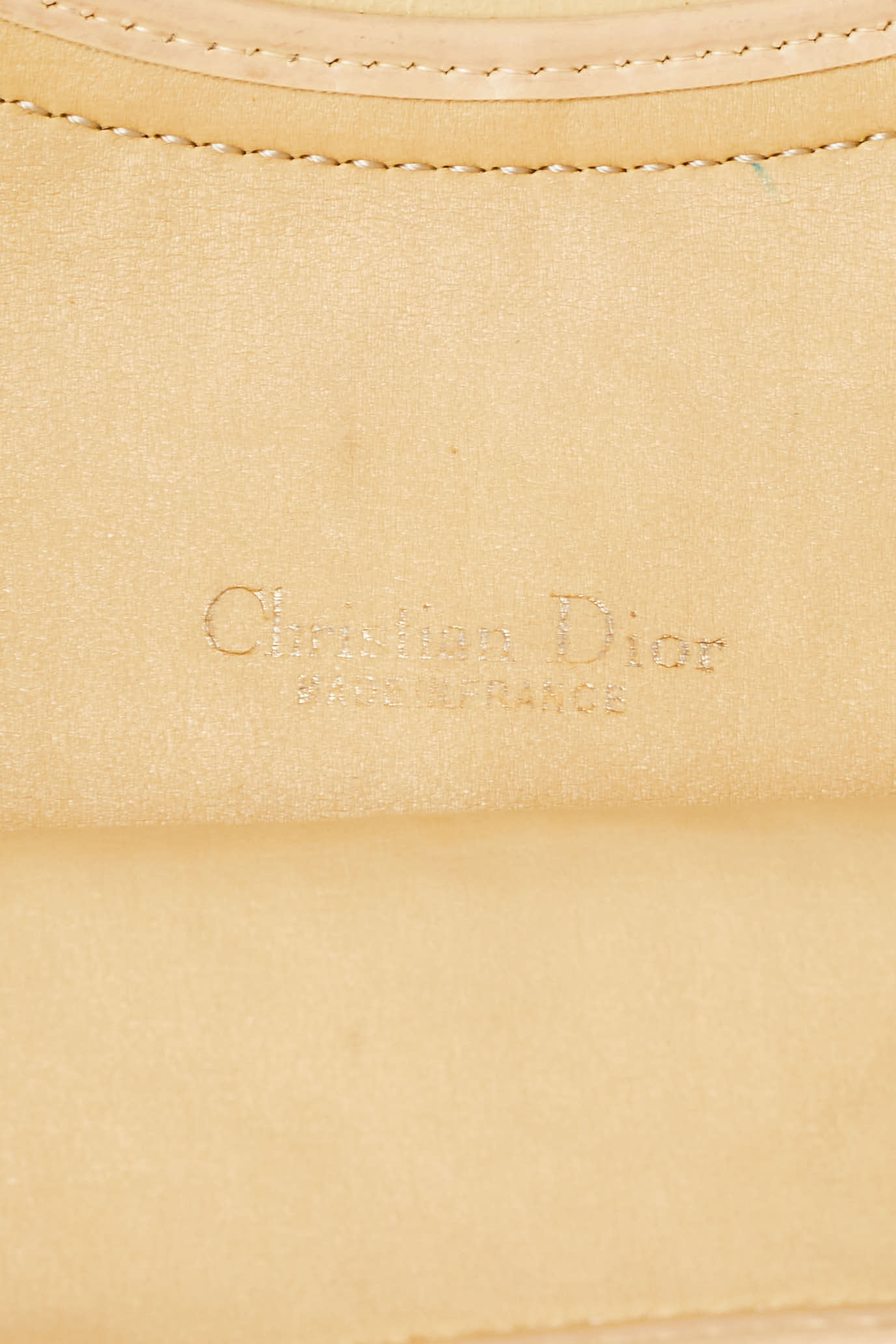 Christian Dior <br> 70's Oblique monogram fold over clutch bag