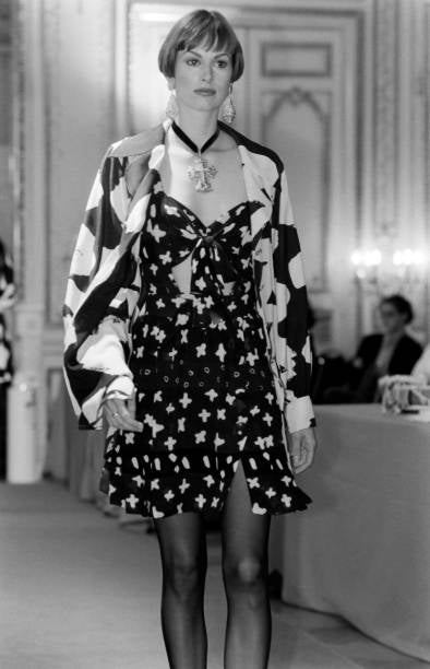 Christian Lacroix <br> 1995 Cruise collection print duster jacket