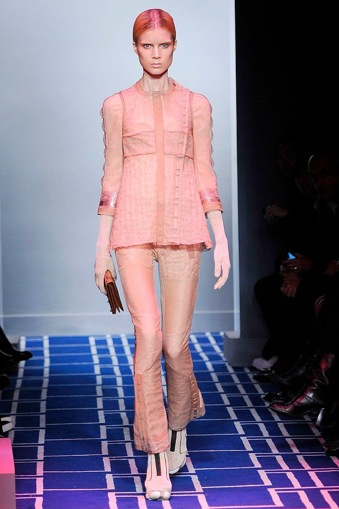 Balenciaga <br> Nicolas Ghesquière S/S 2009 runway lurex sock boots