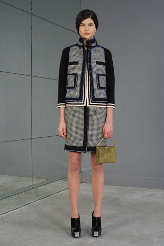 Balenciaga <br> Nicolas Ghesquière Pre-Fall 2008 tweed mini skirt