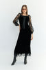 Givenchy <br> A/W 1977 Haute Couture velvet & lace gown