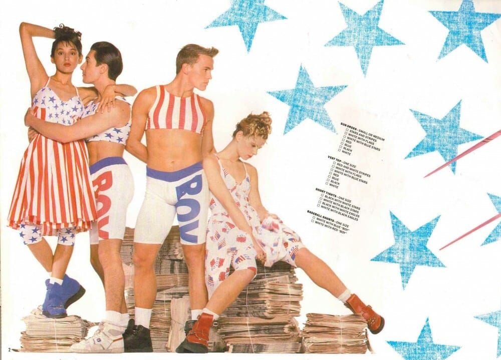 Boy London <br> 80's Americana capsule collection stars & stripes dress