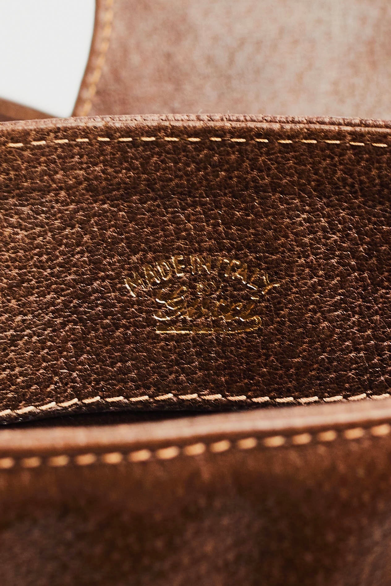 Gucci <br> 1970's leather & canvas monogram logo web shoulder bag